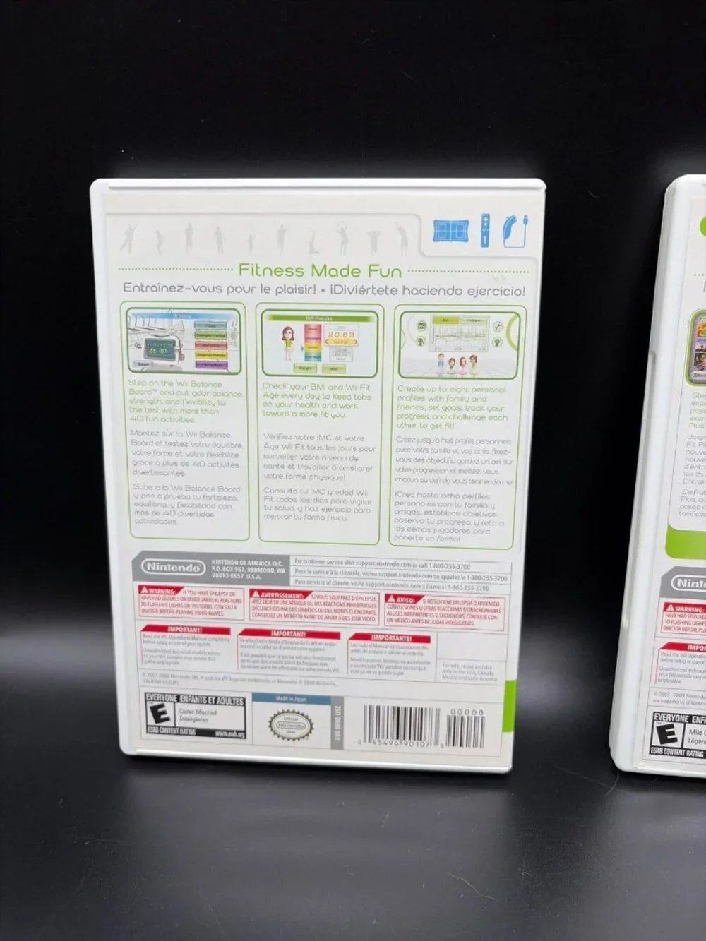 Wii Fit Plus and Wii fit for Nintendo Wii Complete CIB Tested Working